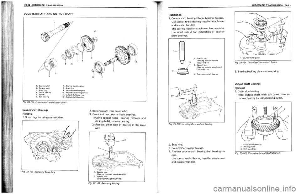 SUZUKI SWIFT 1989  Service Manual 