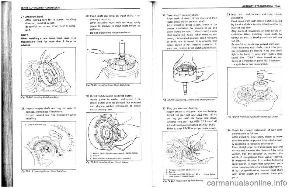 SUZUKI SWIFT 1989  Service Manual 