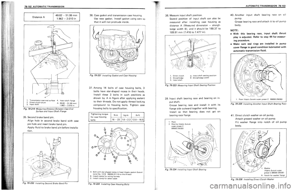 SUZUKI SWIFT 1989  Service Manual 