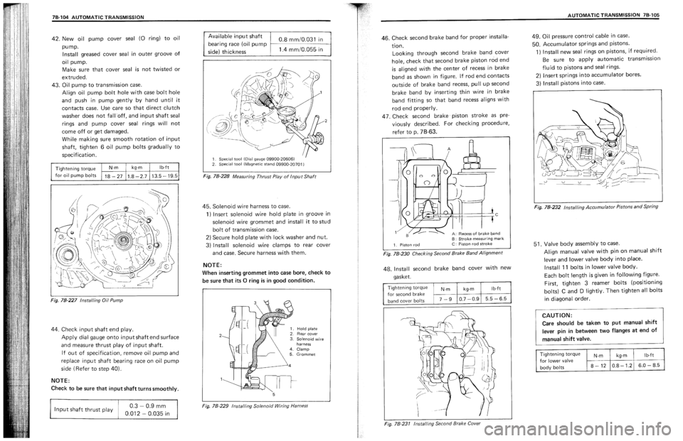 SUZUKI SWIFT 1989  Service Manual 