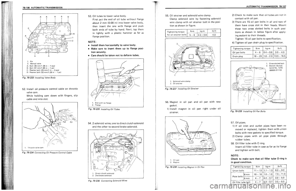 SUZUKI SWIFT 1989  Service Manual 