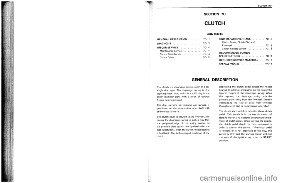 SUZUKI SWIFT 1989  Service Manual 