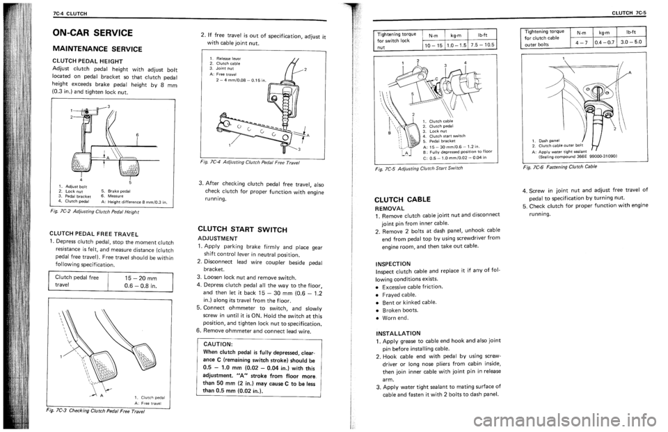 SUZUKI SWIFT 1989  Service Manual 