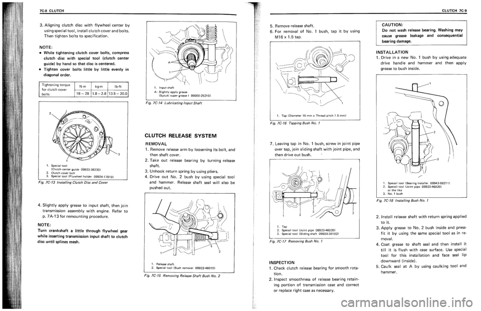 SUZUKI SWIFT 1989  Service Manual 