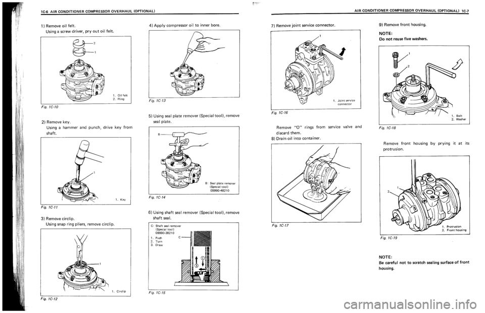 SUZUKI SWIFT 1989  Service Manual 