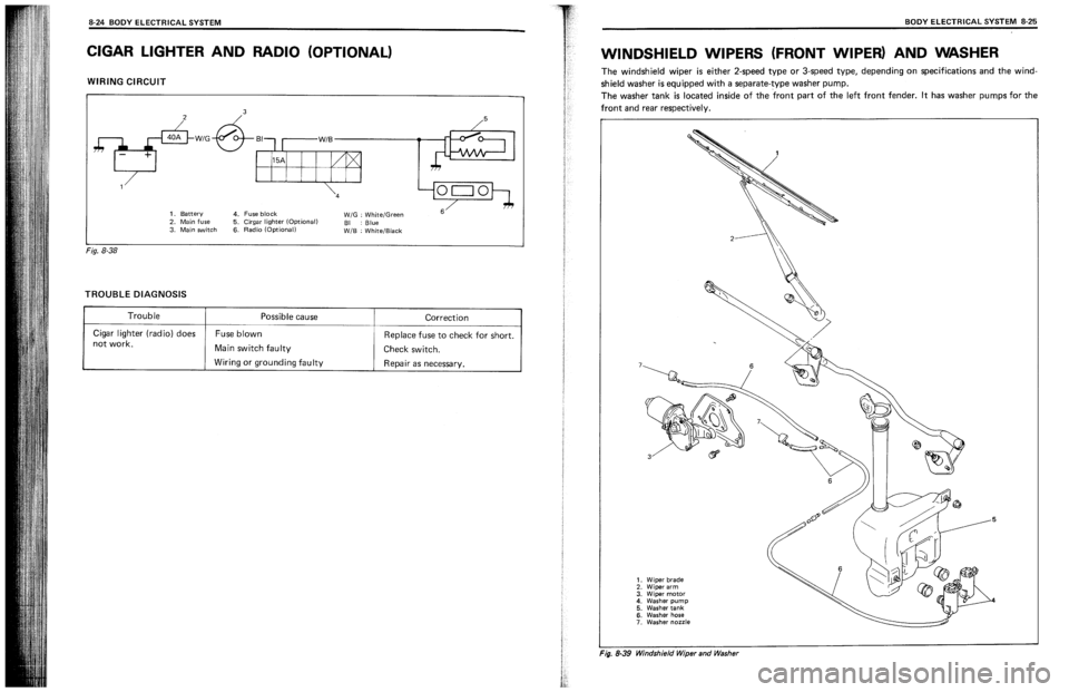 SUZUKI SWIFT 1989  Service Manual 