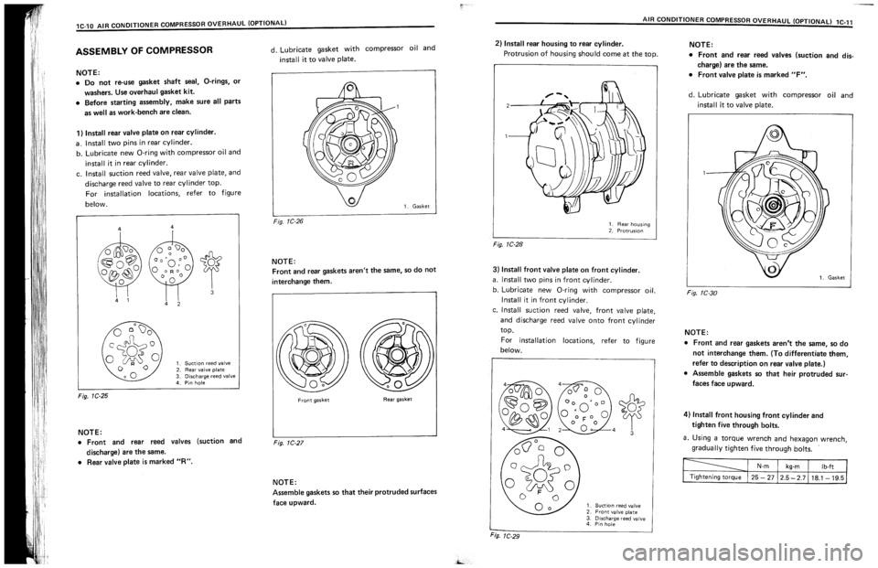 SUZUKI SWIFT 1989  Service Manual 