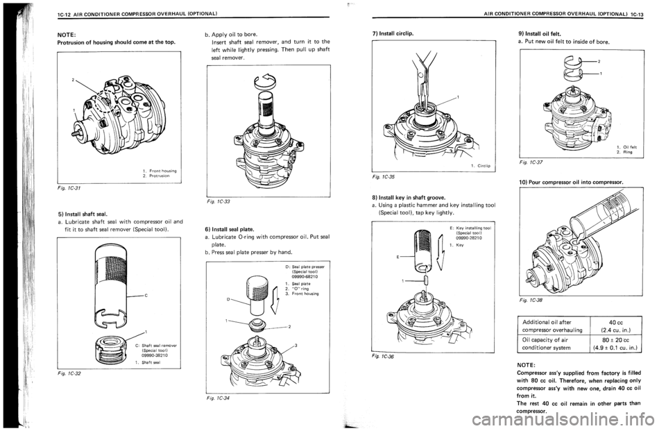 SUZUKI SWIFT 1989  Service Manual 