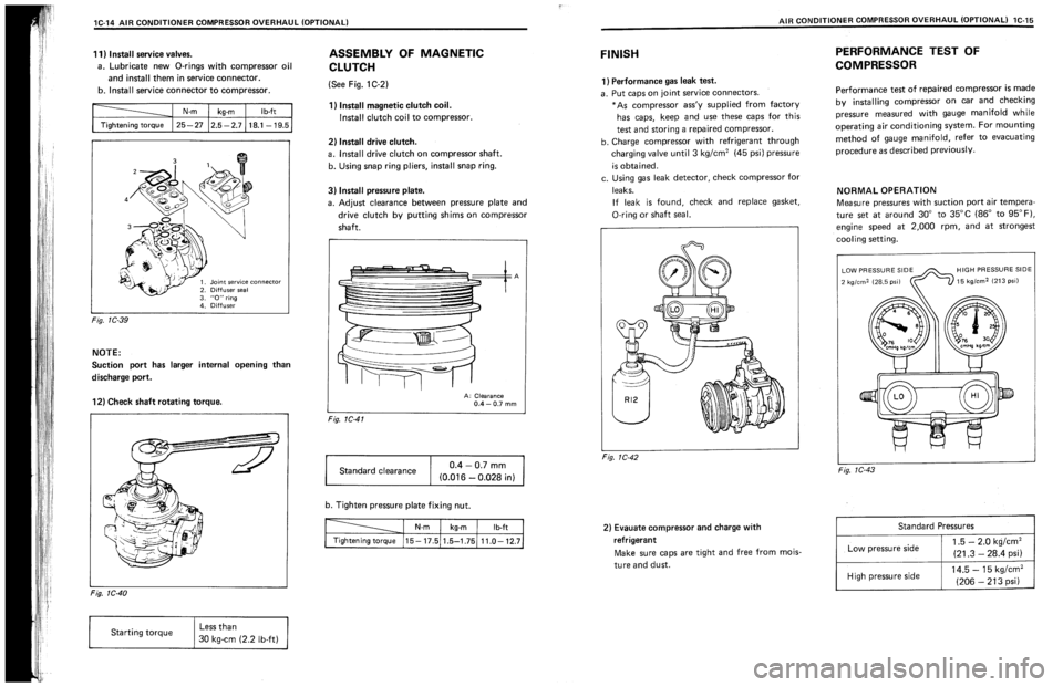 SUZUKI SWIFT 1989  Service Manual 