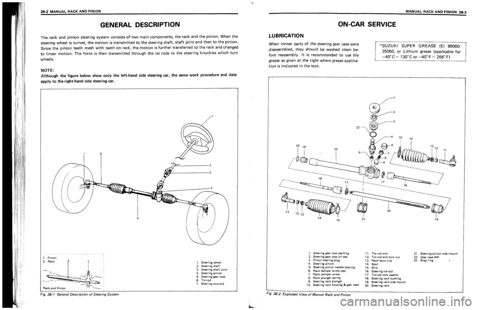 SUZUKI SWIFT 1989  Service Manual 