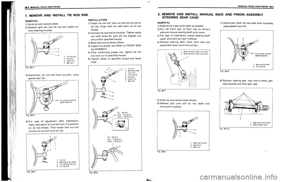 SUZUKI SWIFT 1989  Service Manual 