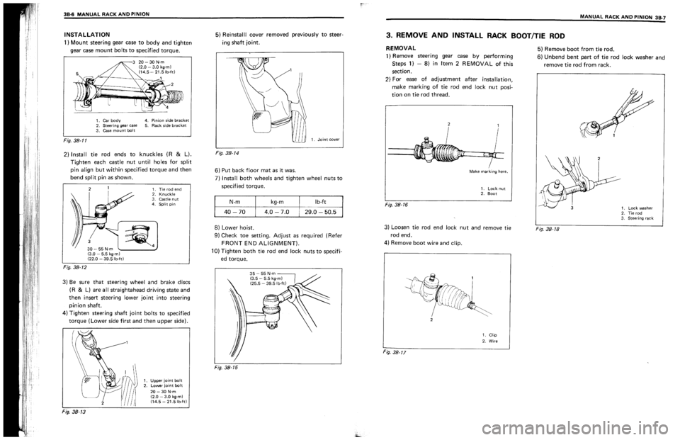 SUZUKI SWIFT 1989  Service Manual 