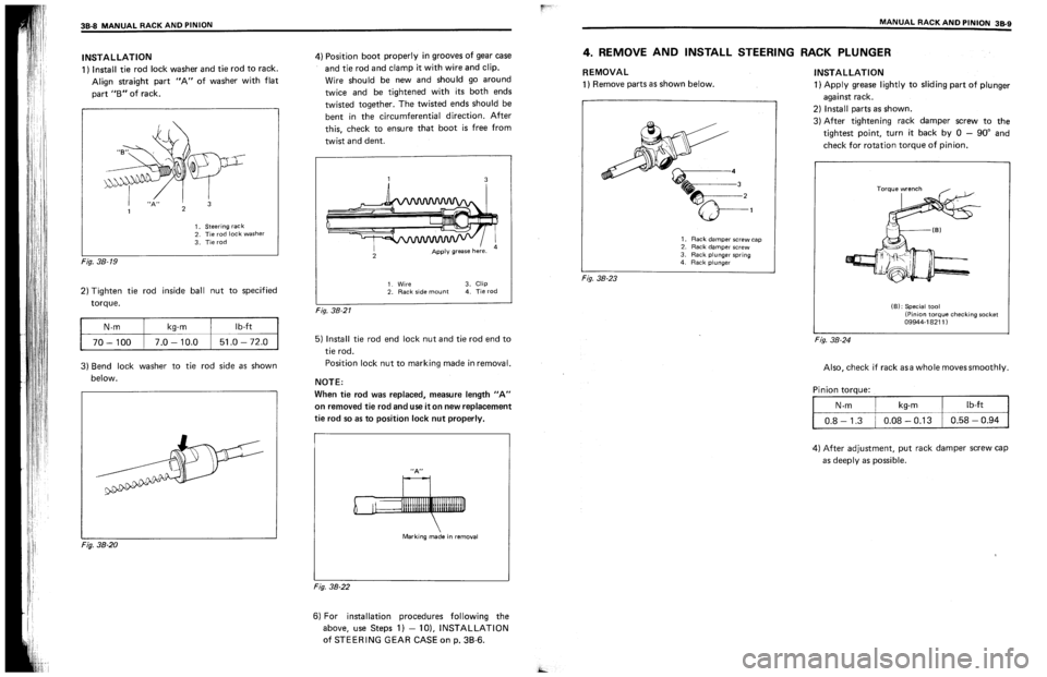 SUZUKI SWIFT 1989  Service Manual 