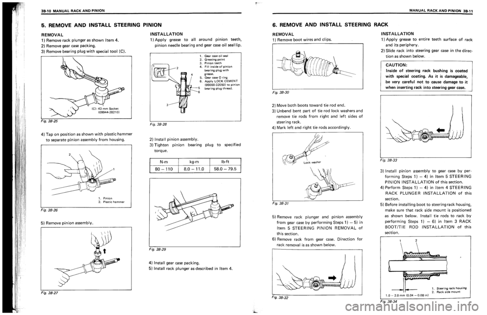 SUZUKI SWIFT 1989  Service Manual 