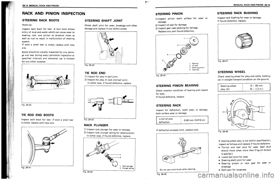 SUZUKI SWIFT 1989  Service Manual 
