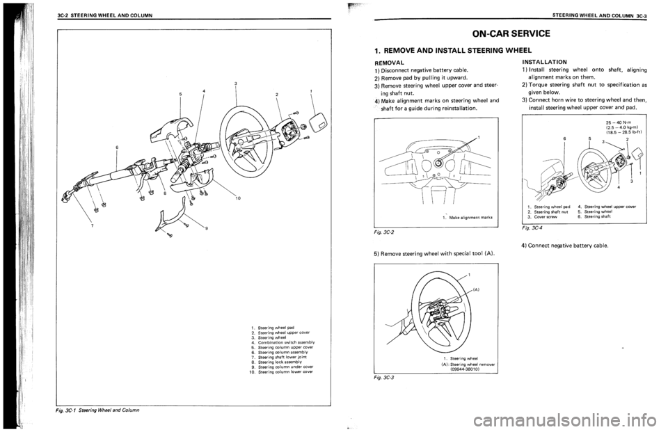 SUZUKI SWIFT 1989  Service Manual 