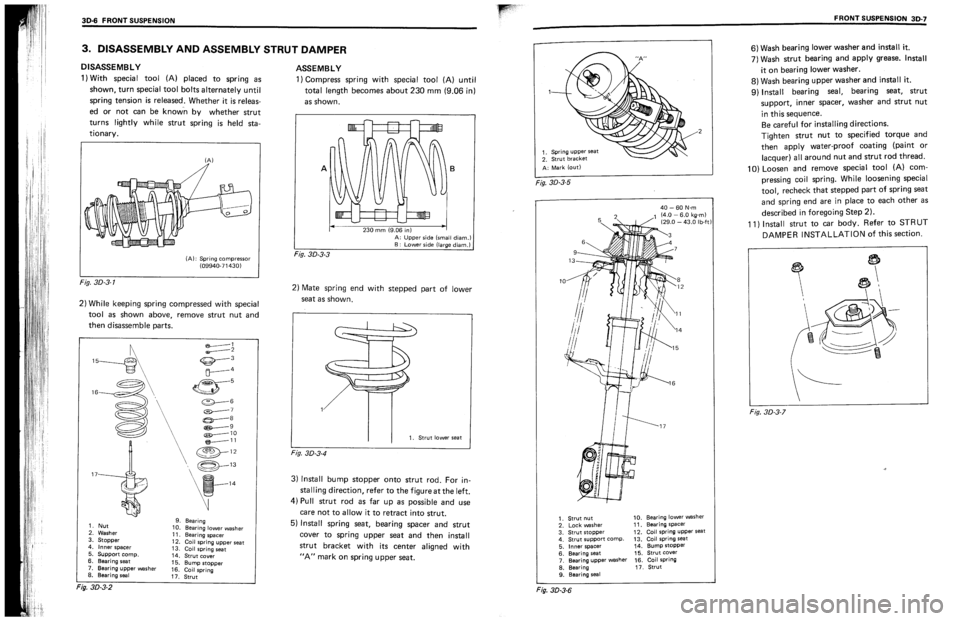 SUZUKI SWIFT 1989  Service Manual 