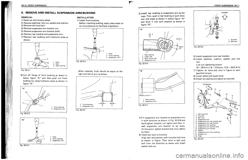 SUZUKI SWIFT 1989  Service Manual 