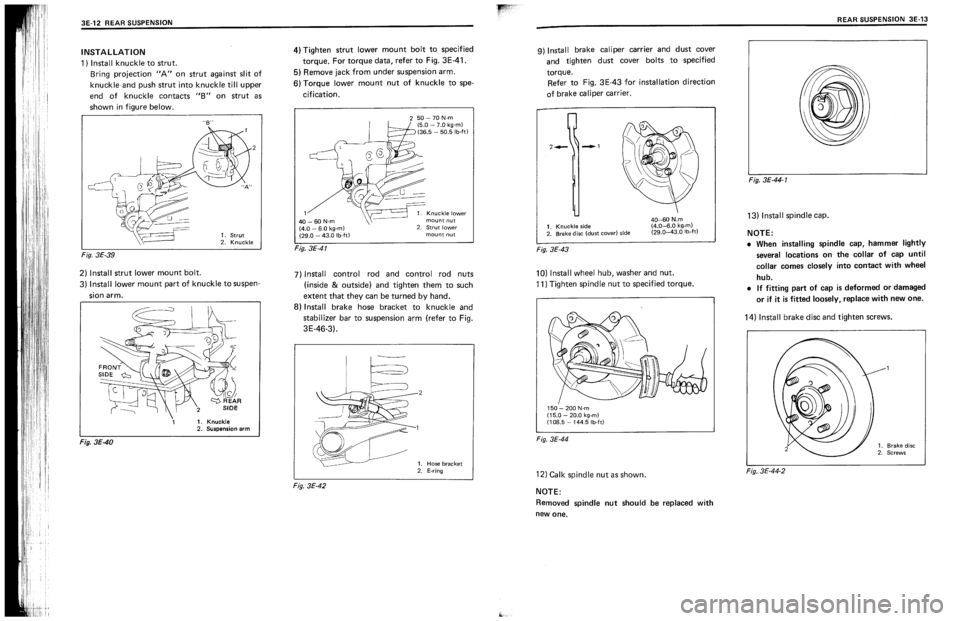 SUZUKI SWIFT 1989  Service Manual 