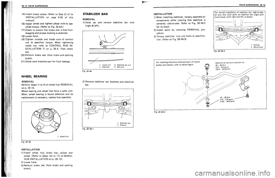 SUZUKI SWIFT 1989  Service Manual 