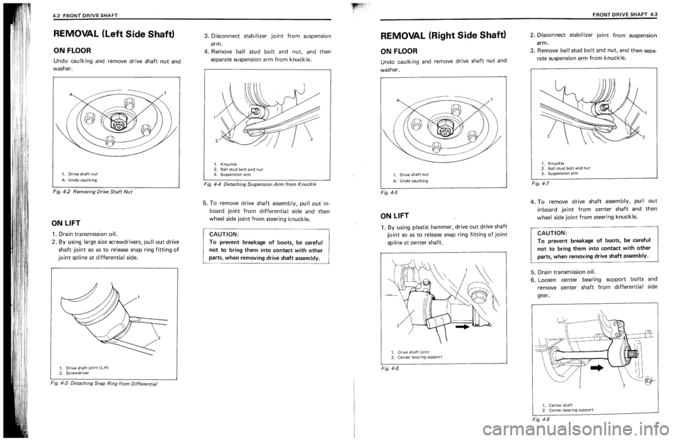 SUZUKI SWIFT 1989  Service Manual 