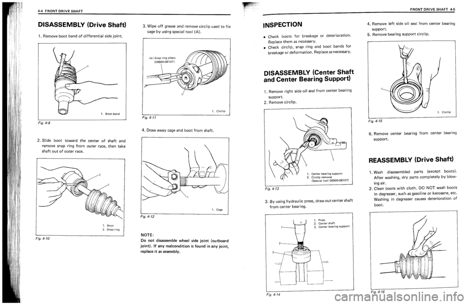SUZUKI SWIFT 1989  Service Manual 