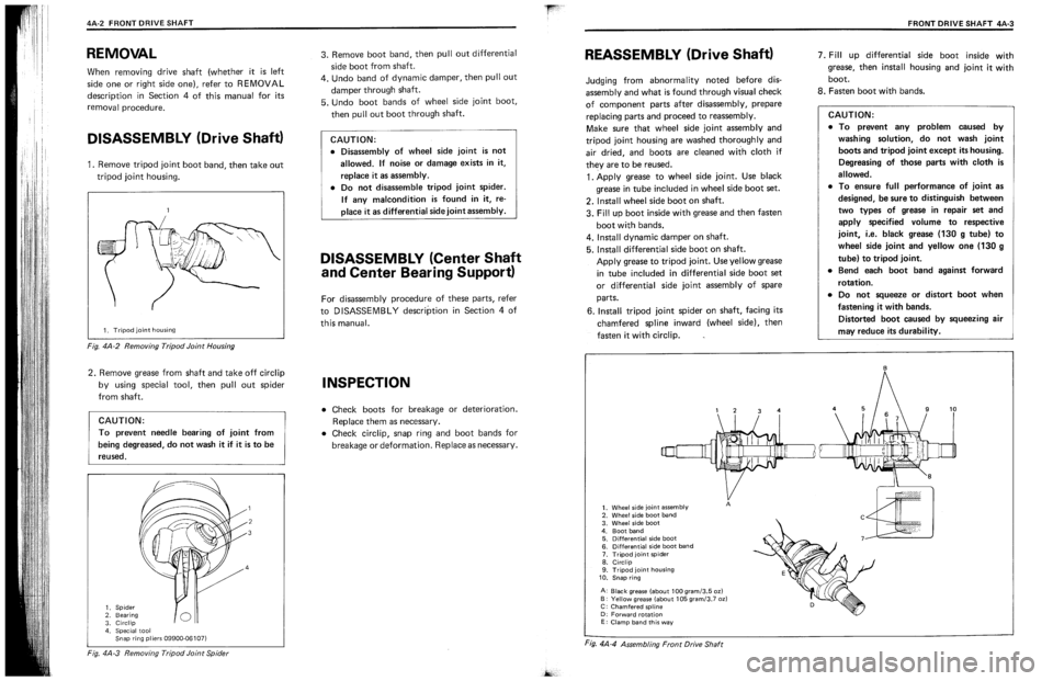 SUZUKI SWIFT 1989  Service Manual 