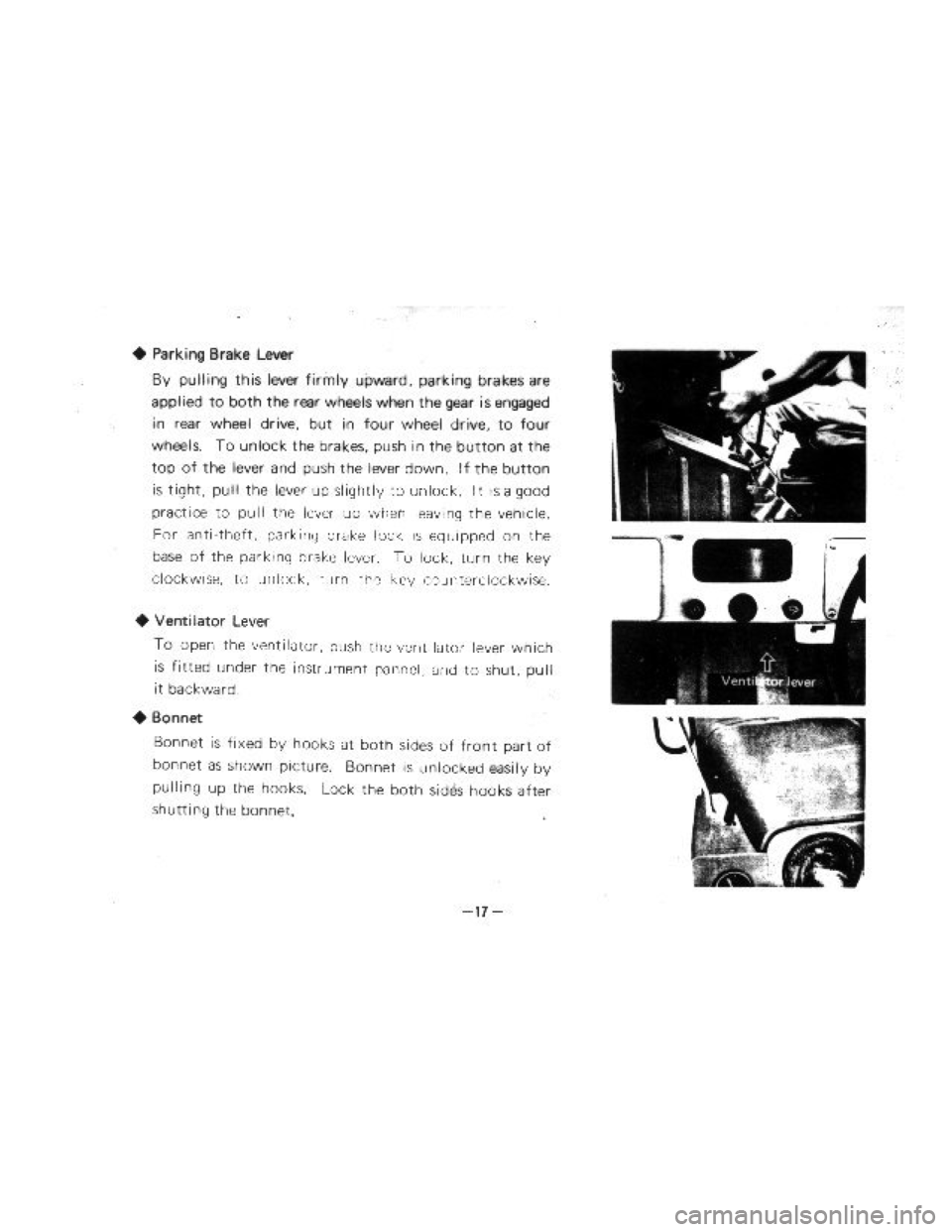 SUZUKI LJ10 1975 1.G Owners Manual 