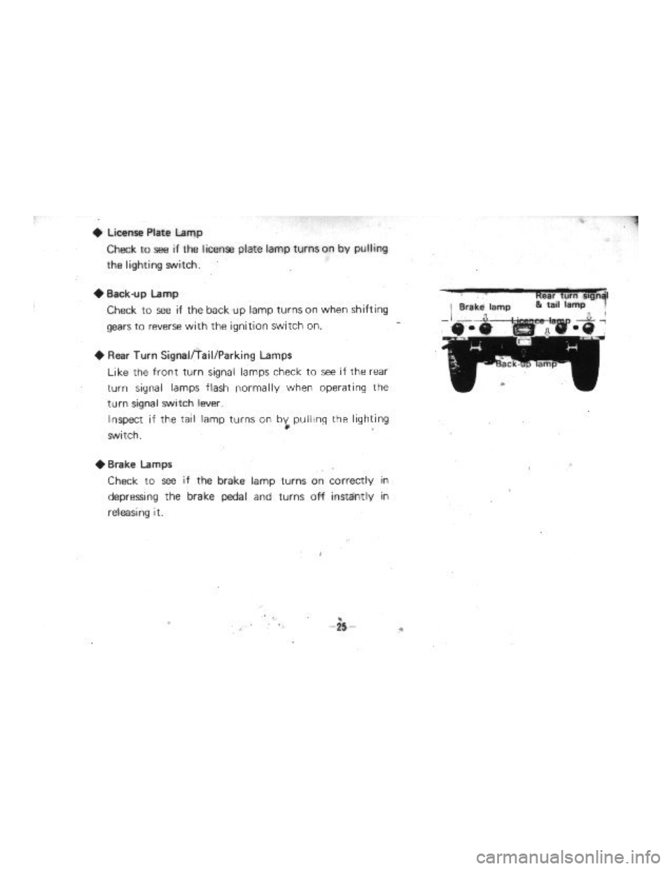 SUZUKI LJ10 1975 1.G Owners Manual 