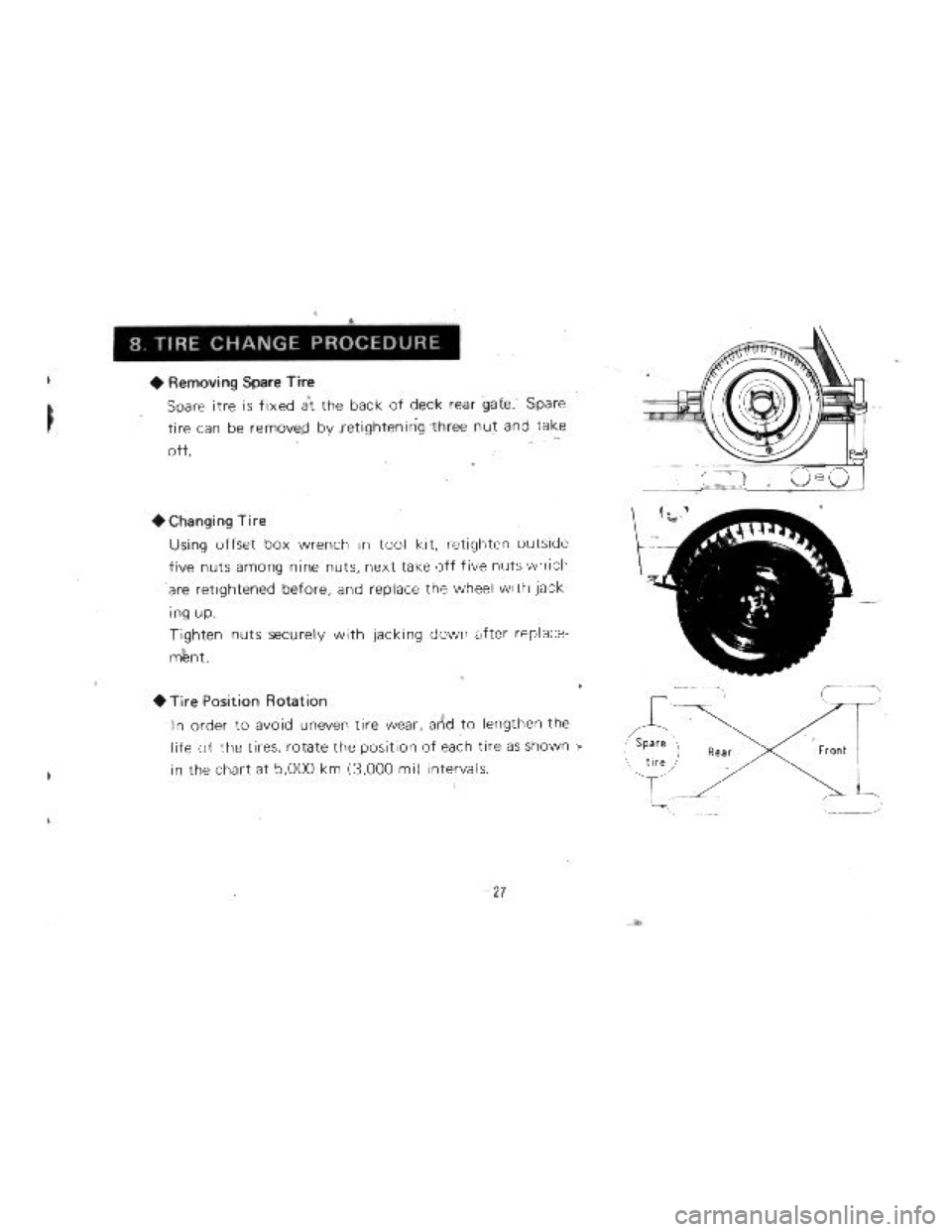 SUZUKI LJ10 1975 1.G Owners Manual 