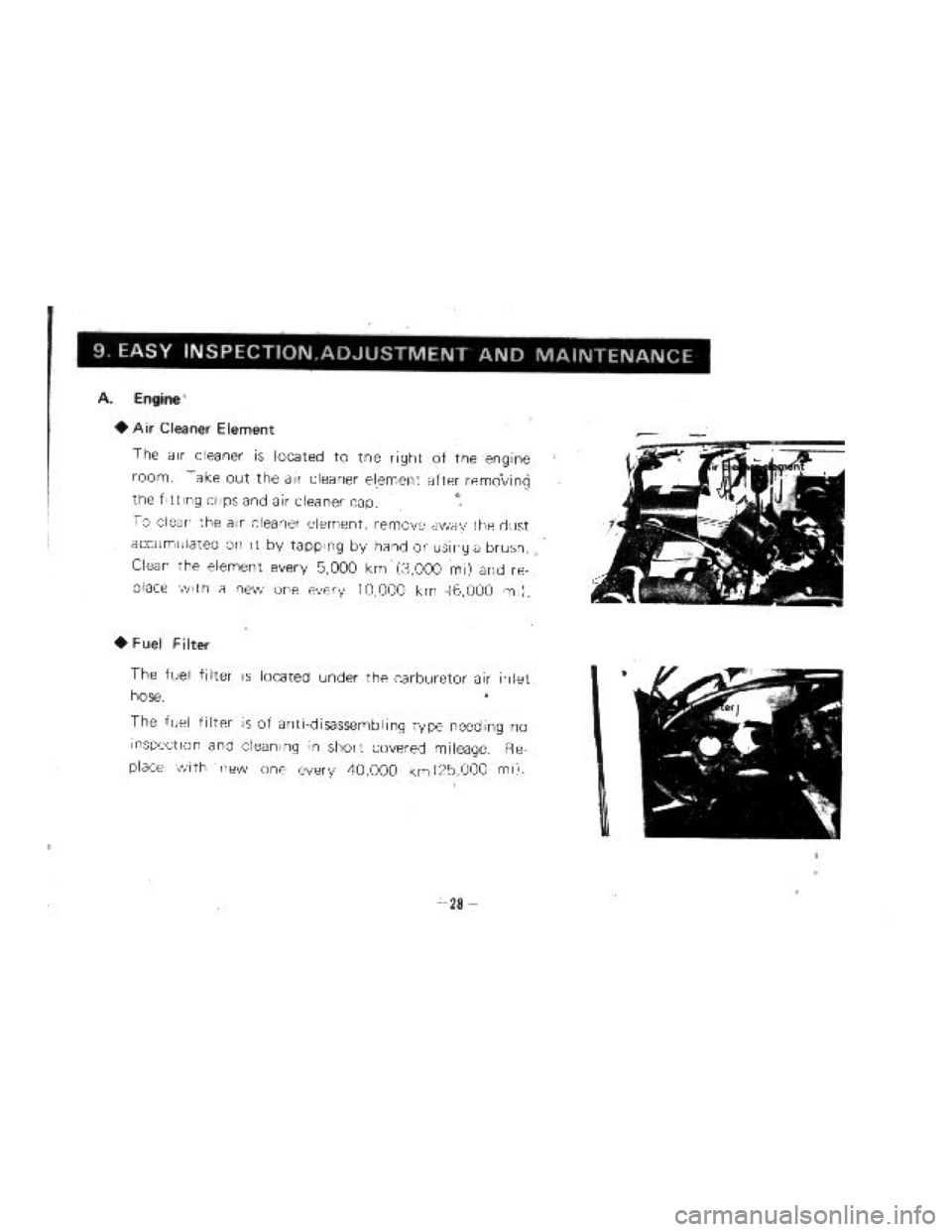 SUZUKI LJ10 1975 1.G Owners Manual 