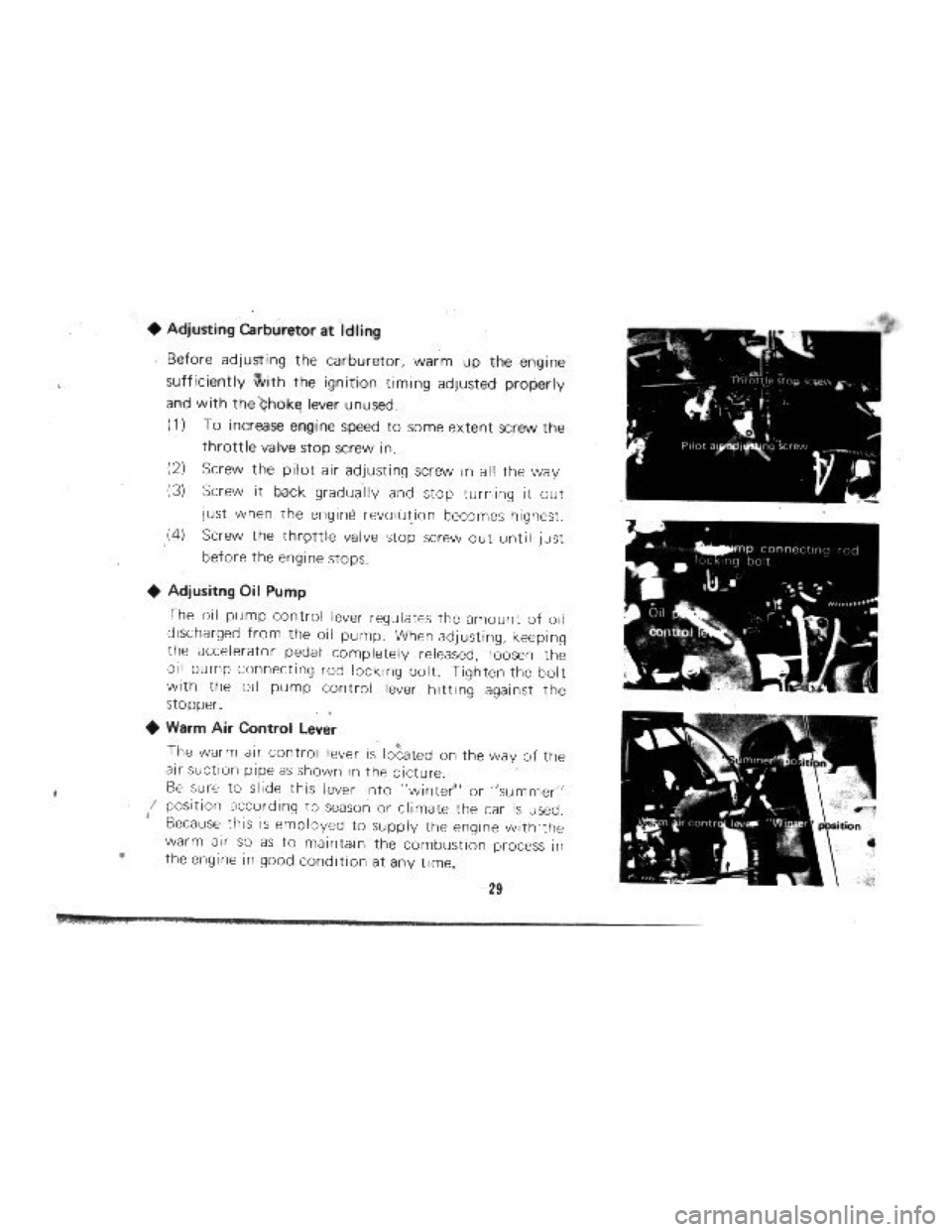 SUZUKI LJ10 1975 1.G Owners Manual 