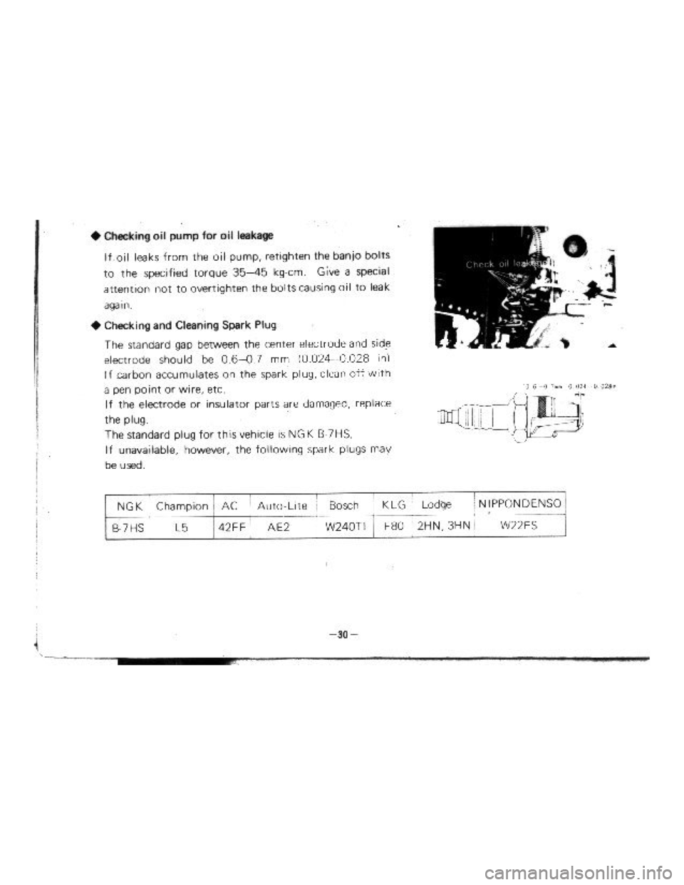 SUZUKI LJ10 1975 1.G Owners Manual 