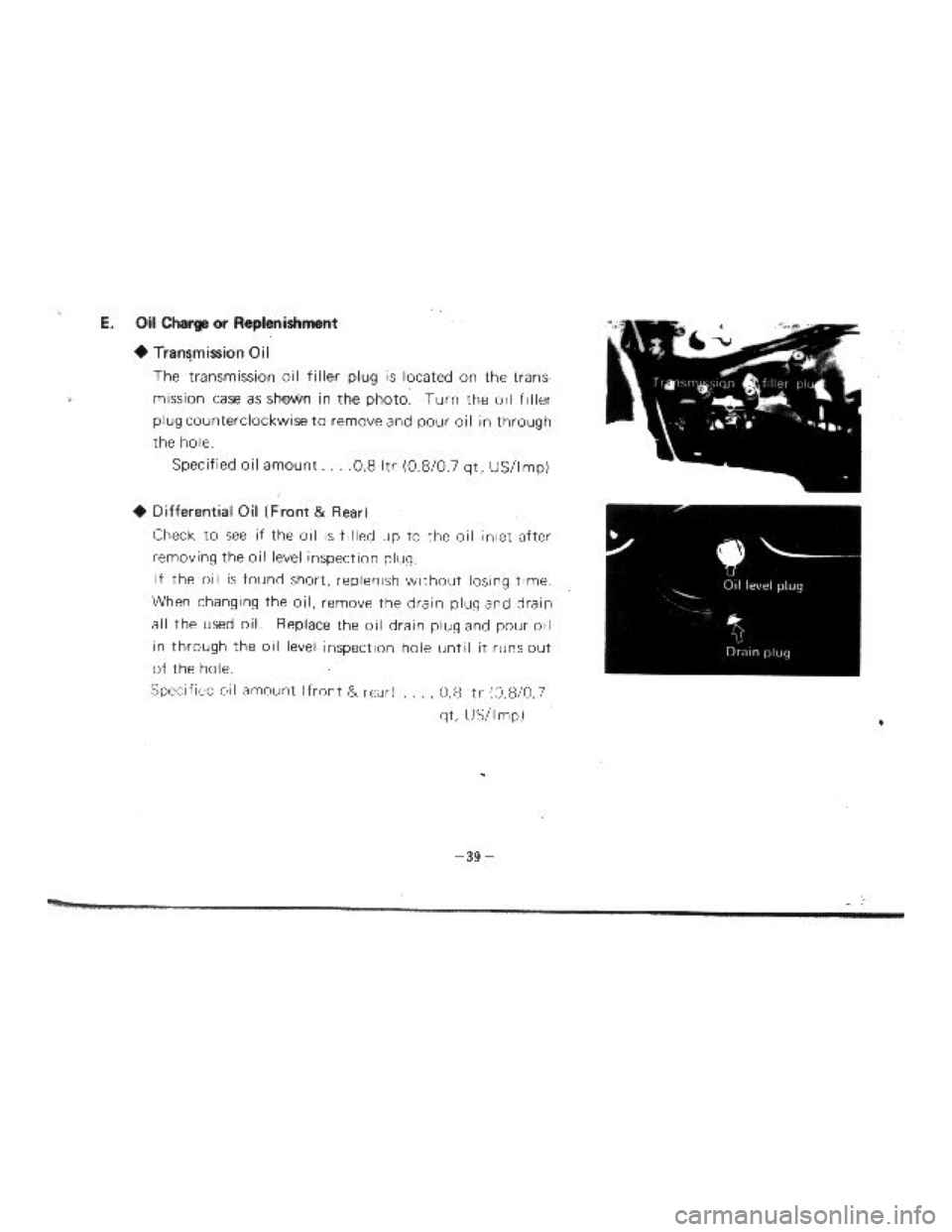 SUZUKI LJ10 1975 1.G Owners Manual 