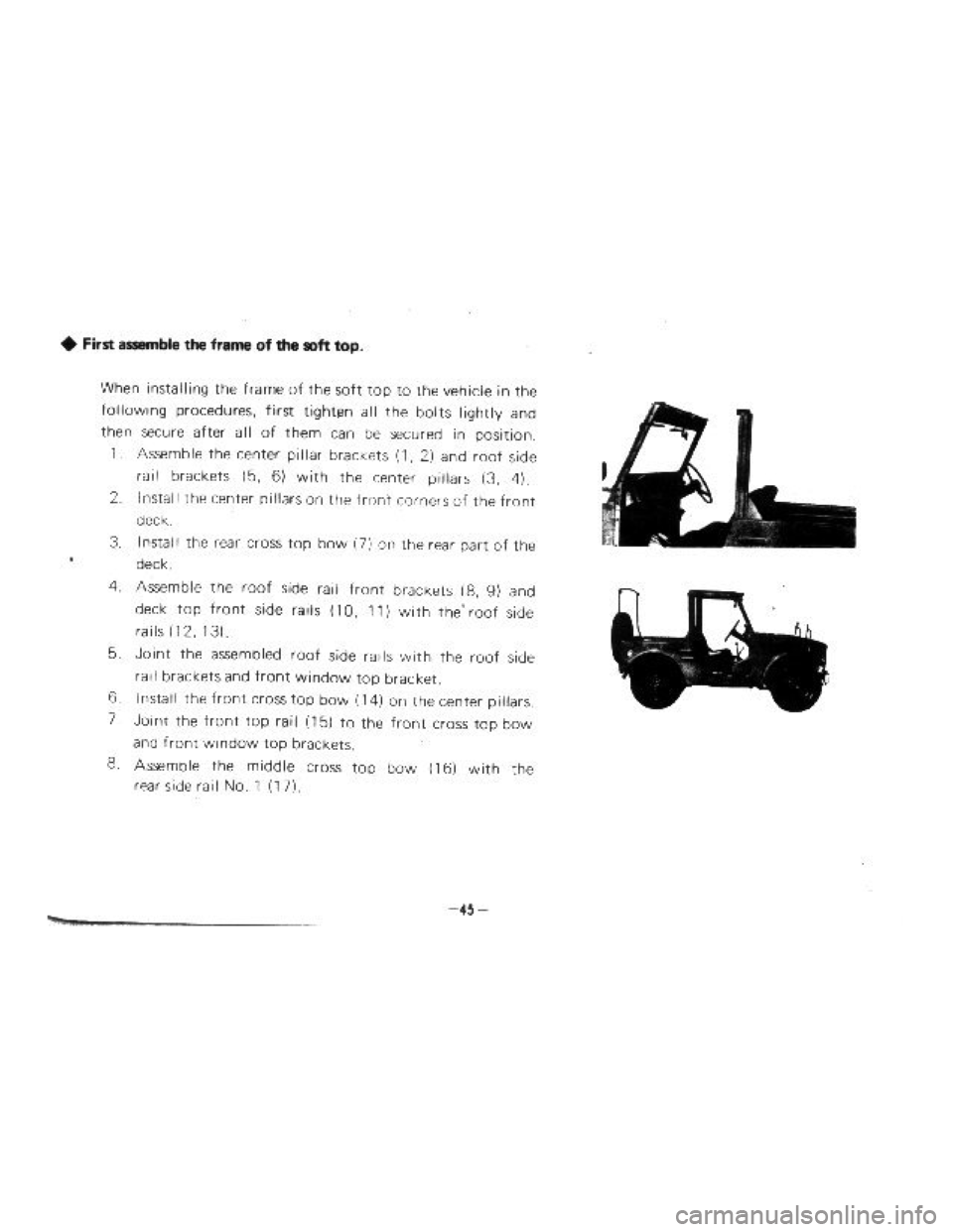 SUZUKI LJ10 1975 1.G Owners Manual 
