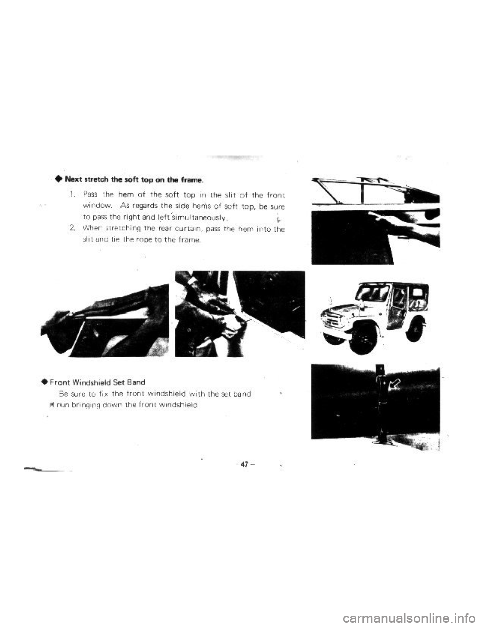SUZUKI LJ10 1975 1.G Owners Manual 