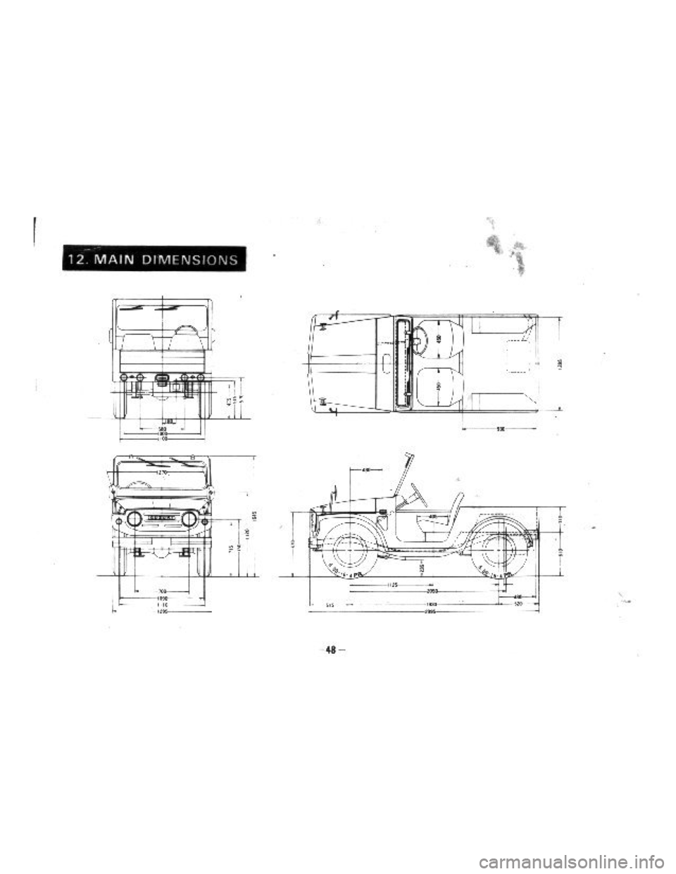 SUZUKI LJ10 1975 1.G Owners Manual 