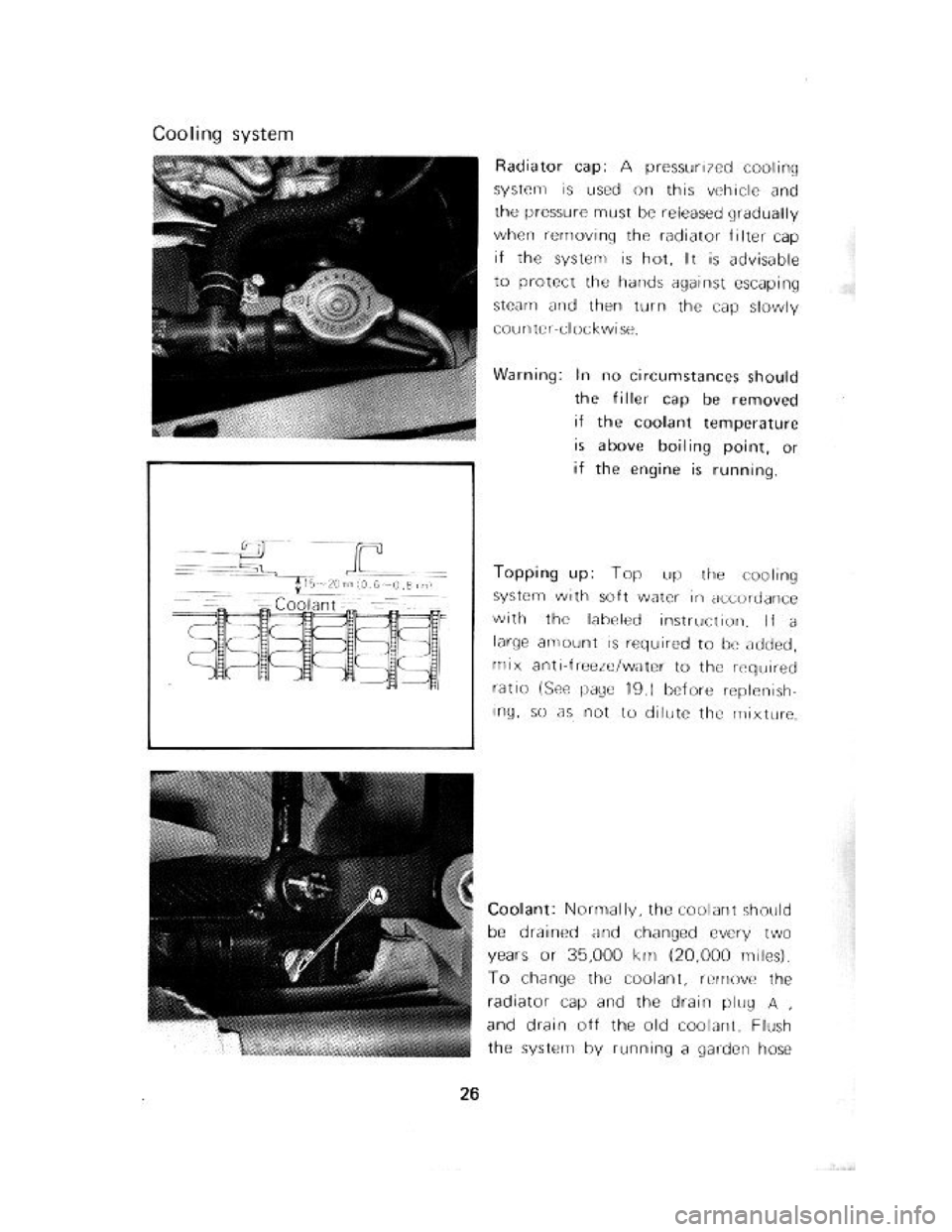 SUZUKI LJ20 1975 1.G Owners Manual 