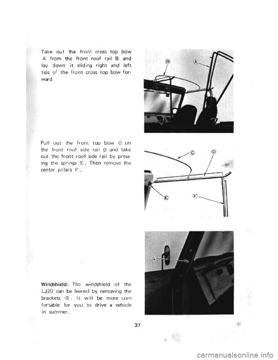 SUZUKI LJ20 1975 1.G Owners Manual 