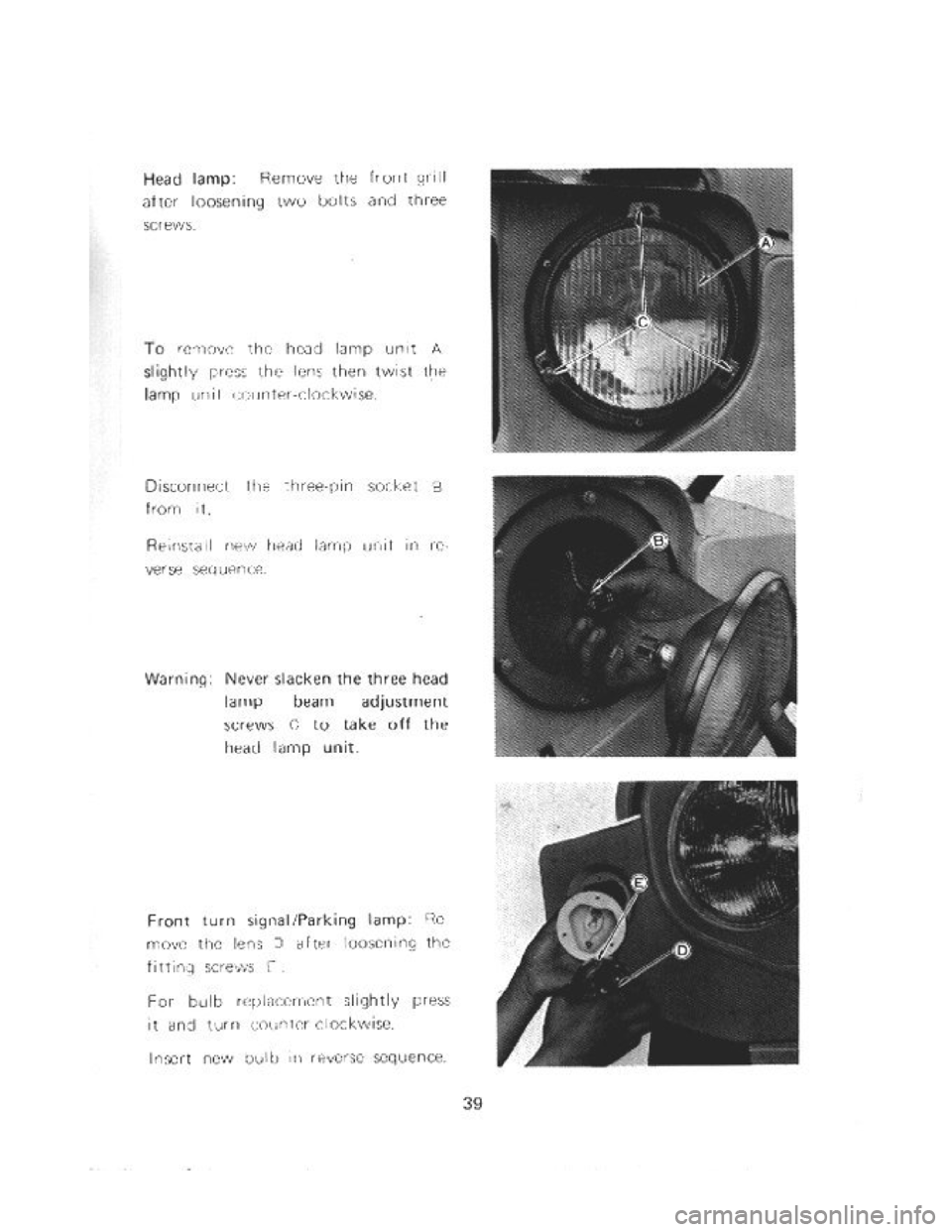 SUZUKI LJ20 1975 1.G Owners Manual 