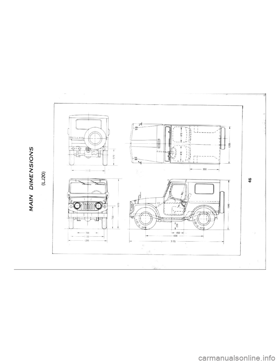 SUZUKI LJ20 1975 1.G Owners Manual 