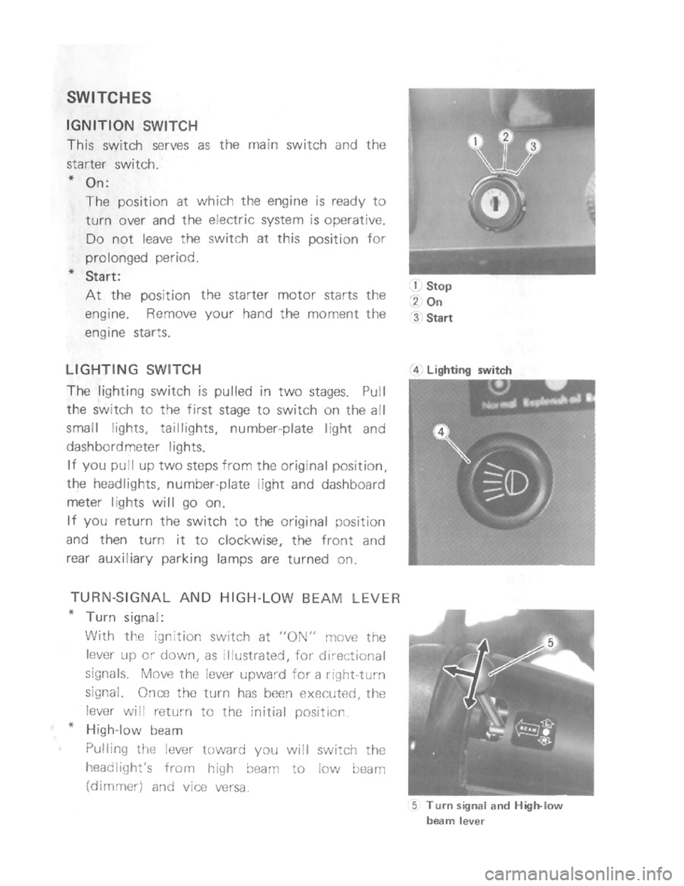 SUZUKI LJ50 1975 1.G Owners Manual 