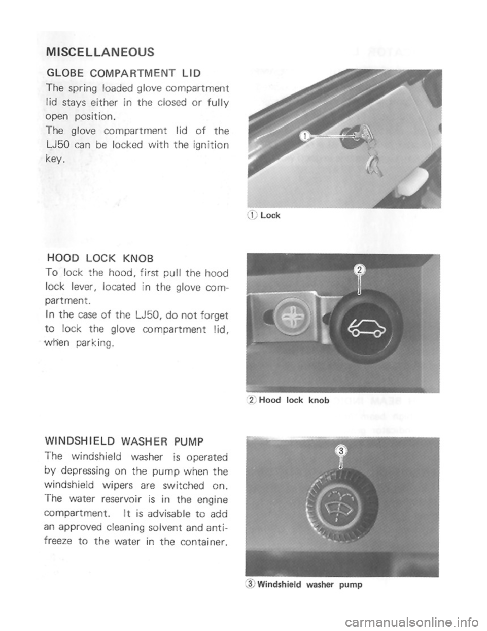 SUZUKI LJ50 1975 1.G Owners Manual 