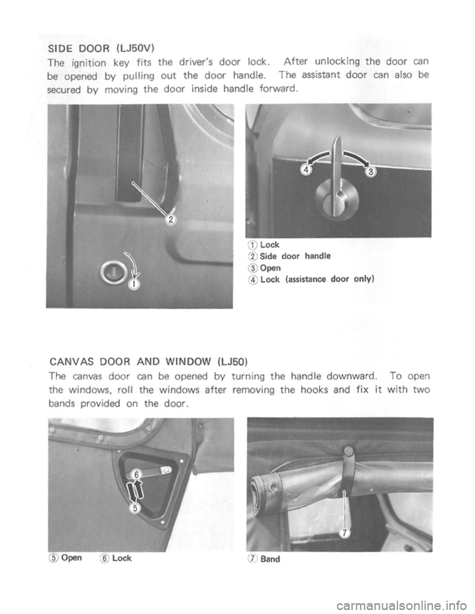 SUZUKI LJ50 1975 1.G Owners Manual 