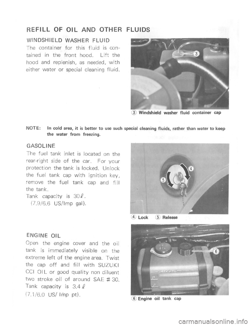 SUZUKI LJ50 1975 1.G Owners Manual 