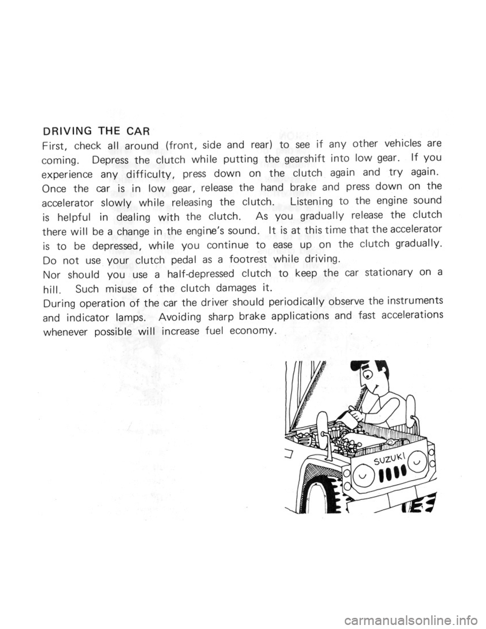 SUZUKI LJ50 1975 1.G Owners Manual 