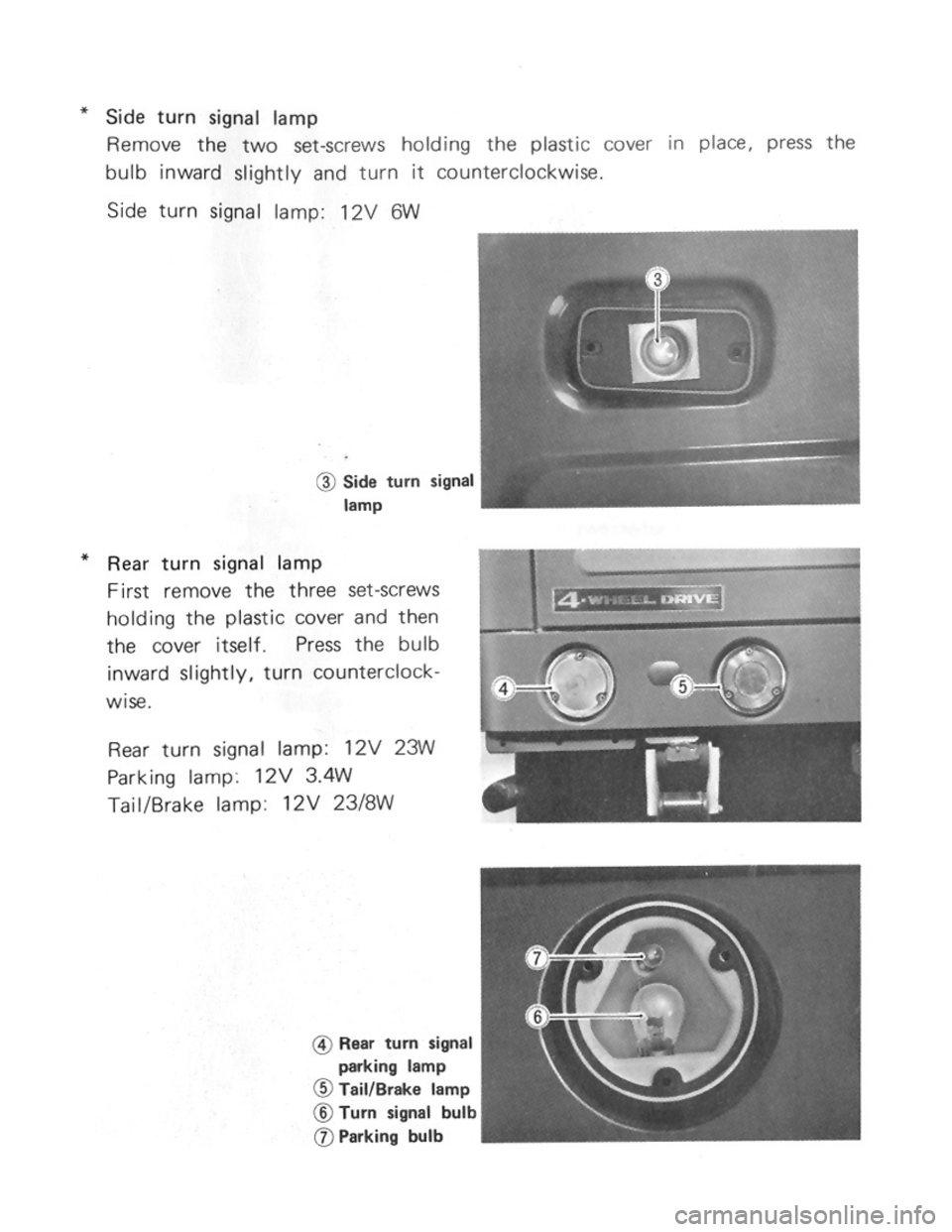 SUZUKI LJ50 1975 1.G Owners Manual 
