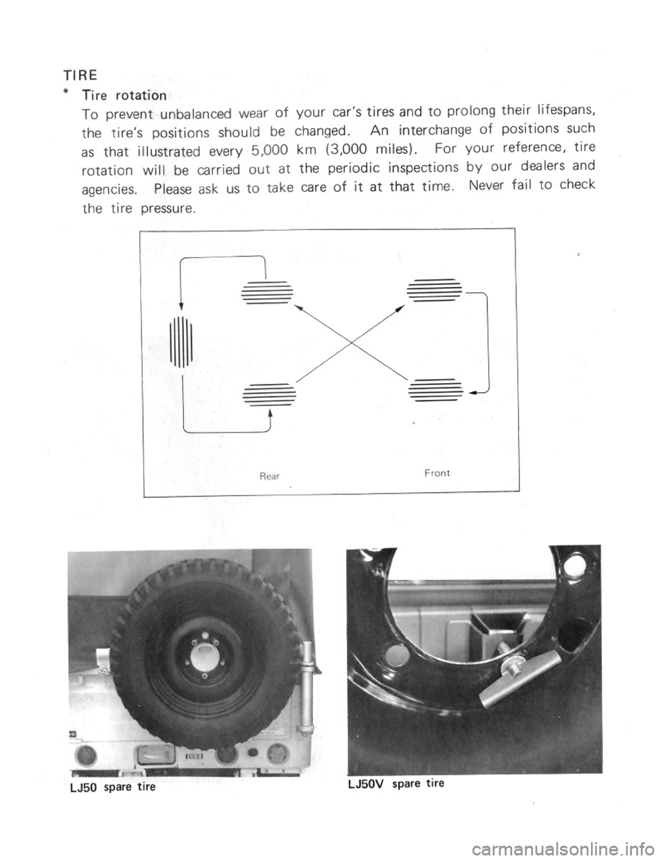 SUZUKI LJ50 1975 1.G Owners Manual 