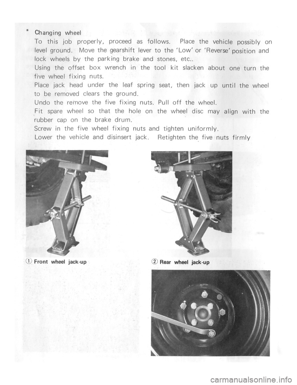 SUZUKI LJ50 1975 1.G Owners Manual 