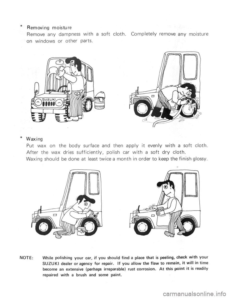 SUZUKI LJ50 1975 1.G Owners Manual 